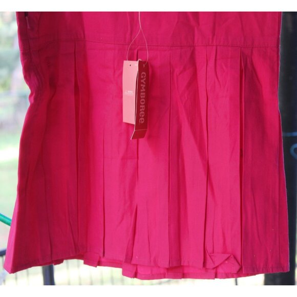 NEW 2007 Gymboree Candy Apple Pink Shirt sz 9 Pleated Tank Top Flower Rhinestone - Picture 5 of 9